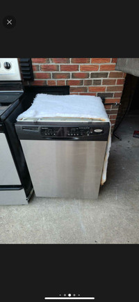 Whirlpool “24”stainless  steel dishwasher for sale