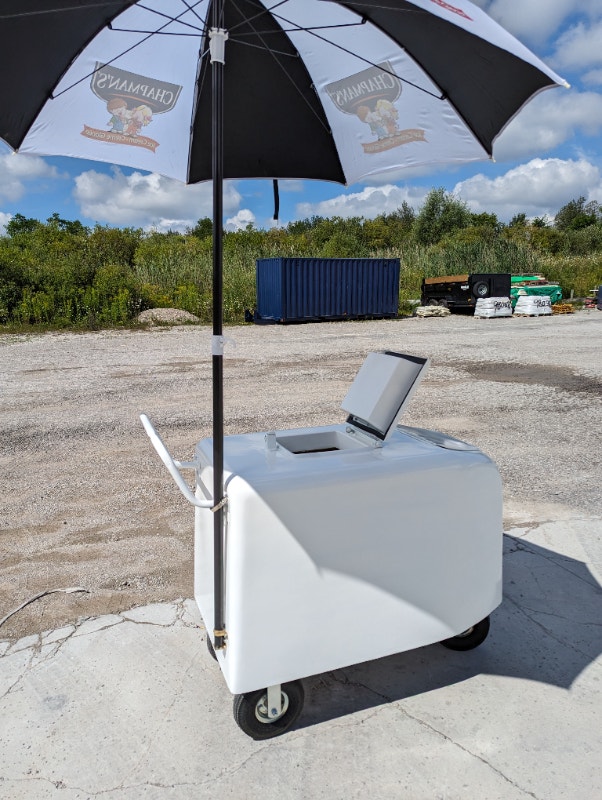 Totally restored Dickie Dee style ice cream vending cart Other