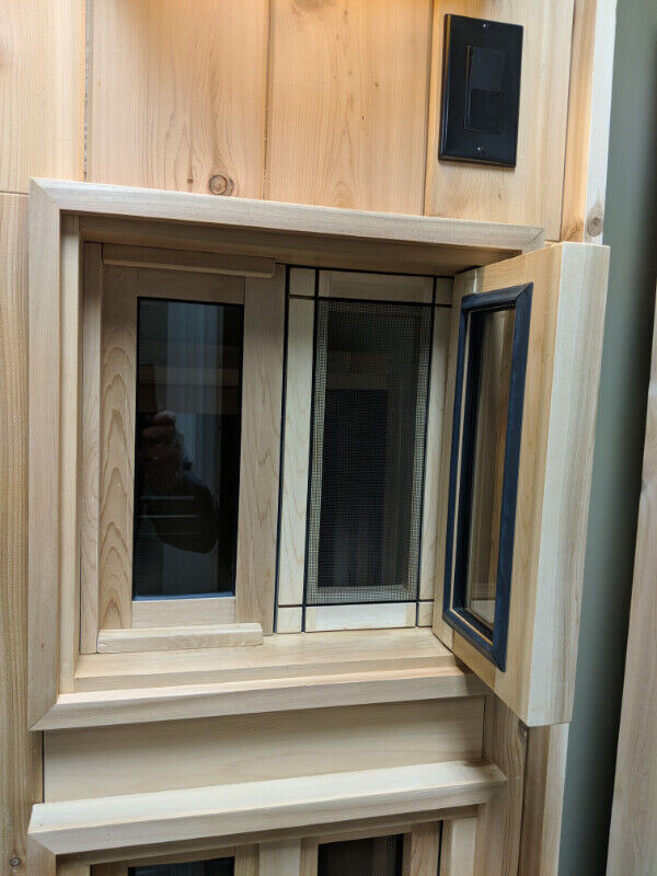 Sauna Cedar Windows and Cedar Doors by Morrison in Windows, Doors & Trim in Sudbury - Image 4