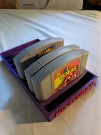 Nintendo 64 Game Cartridge Holder Accessory