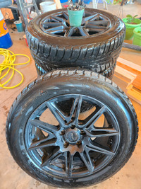 215/60 R17 winter tires on Fast Rims 5 x 114.3 off Toyota CH-R