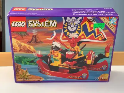Lego Pirates Islander Catamaran #6256 - $250 This 63 piece set was released in 1994. New in sealed b...
