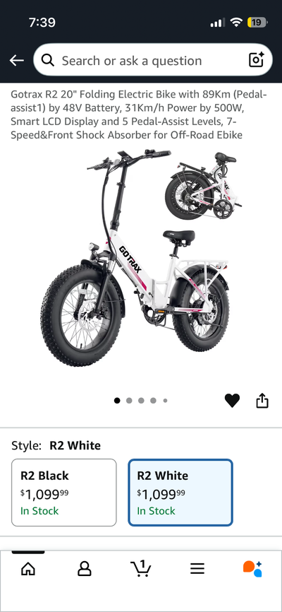 GOTRAX E Bike, View more