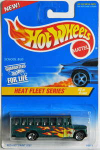 Hot Wheels 1/64 School Bus Diecast Cars