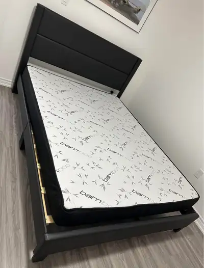 Brand New Double Bed Frame With Mattress , Cash On Delivery, View more