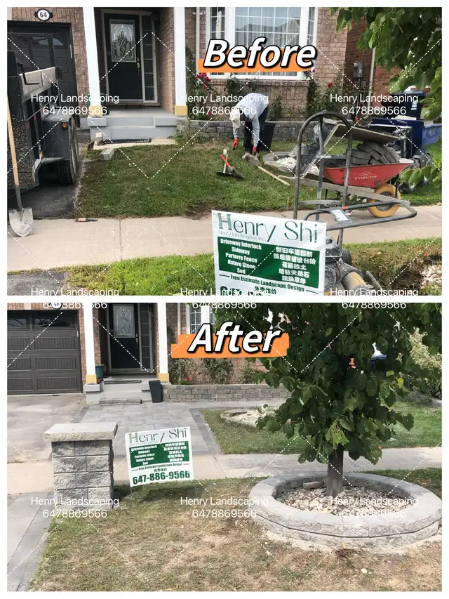 Backyard/Driveways/Landscaping services call 647886986963793687324419123