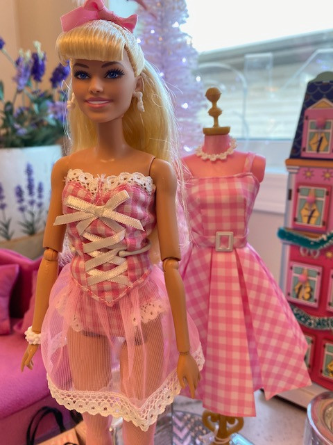 BARBIE MOVIE DOLL Redressed in FASHION AVENUE Lingerie NEW in Arts & Collectibles in St. Albert - Image 2