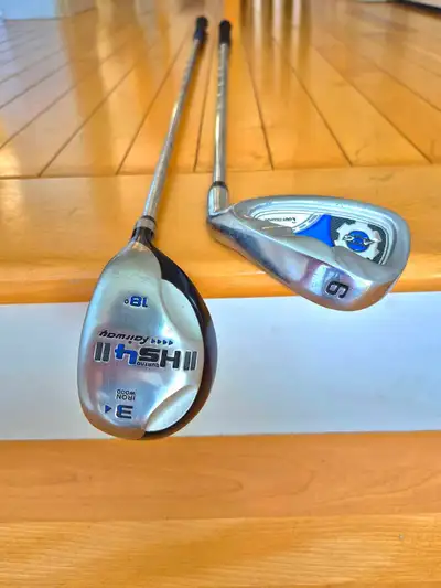 Like NEW 2 Clubs Golf Set: Driver 3 + Iron Wedge 6, View more