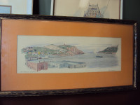 Les Gourley - The Narrows, St. John's - Watercolour Print