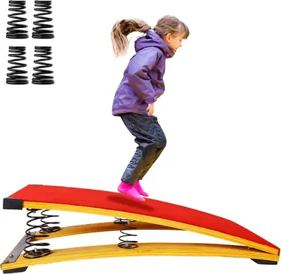 NEUF: Planche à ressorts gymnastique 4 ressorts 80x50cm, View more