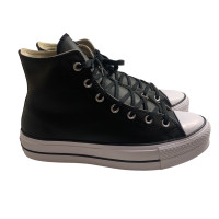 Black and White Converse Thick Sole