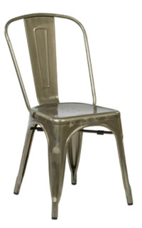  pair of metal indoor/outdoor chairs 