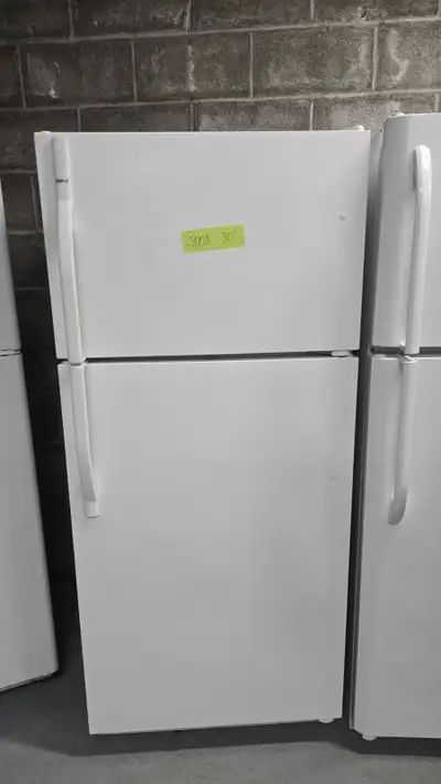 White fridge top freeze  30 frost free KL Sudbury Appliances, View more