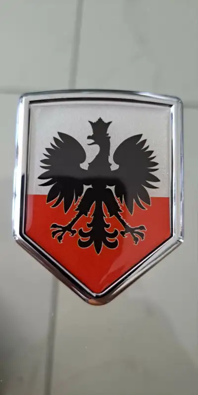 Polish Black Eagle Car Decal. Polish White Eagle Car Decal in 3D, View more