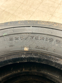 Low profile truck tires