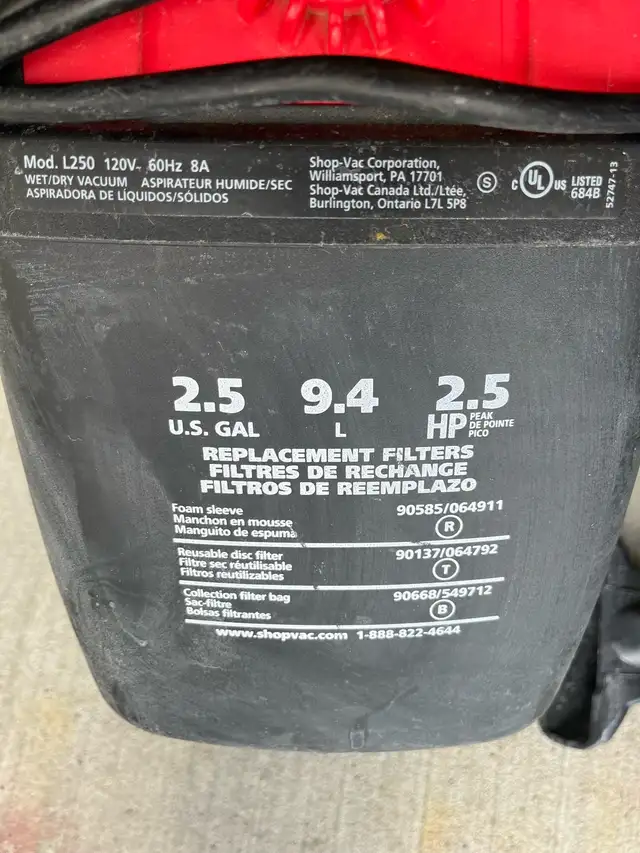 Shop vacuum444242299633029121