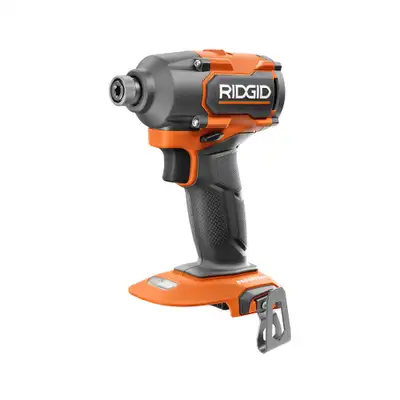 Brand New RIDGID 18V Brushless Cordless 1/4-inch Impact Driver R862301B (Tool-Only) Ergonomic design...