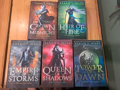 UPDATE ONLY Heir of Fire is left, PERFECT condition original out of print hardcover of the book! Par...