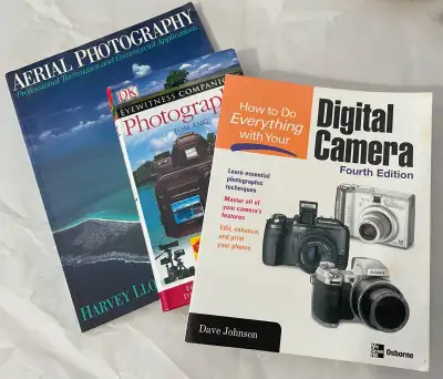 Offered are 3 soft cover books covering how to use your vintage and more current digital cameras, ph...