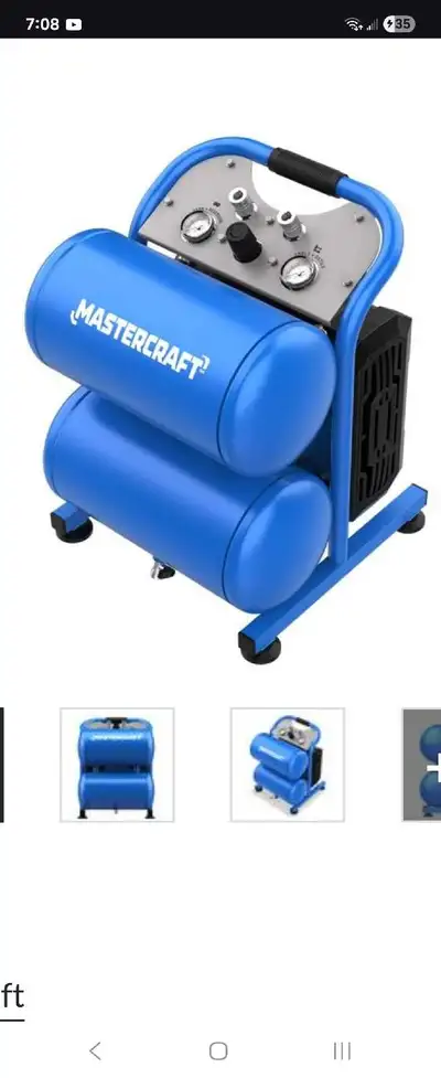 Mastercraft compressor , View more