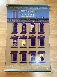 Original 27x40” poster from the movie ‘NEW YORK STORIES’.