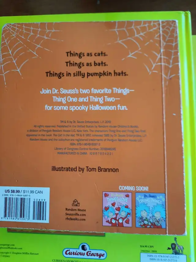 DR. SEUSS LOT 8  HARDCOVER BOOKS in Children & Young Adult in Muskoka - Image 8