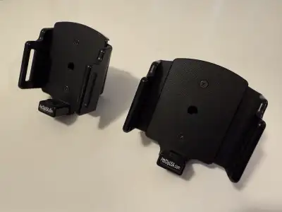 Two ProClip vehicle cell phone mounts, with 3 feet genuine Apple Lightening cables and power adaptor...