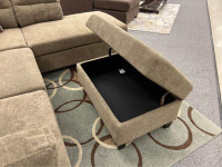 Anchor Sectional Sofa With Storage Ottoman.