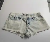 Abercrombie and Fitch Denim Frayed Shorts