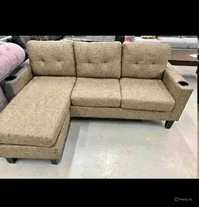 Most attractive and stylish 3 seater fabric sofa  in Couches & Futons in Brantford - Image 2