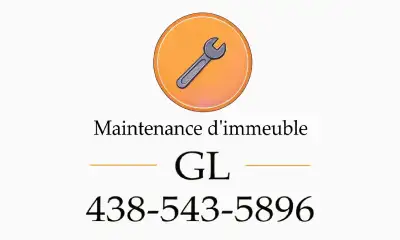 Services de maintenance d'immeubles résidentiels. Réparations Travaux de finitions Peinture, plâtre...