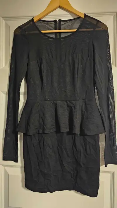 Black Peplum Dress size S, View more