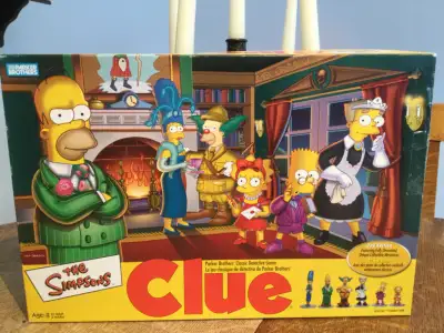Jeu Clue les Simpsons  an 2002  avec 1 pièce de remplacement, View more