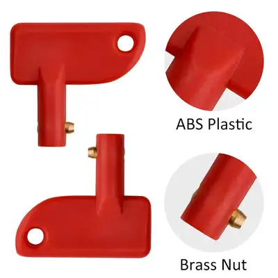 2 RV Battery Disconnect Switch Keys, View more