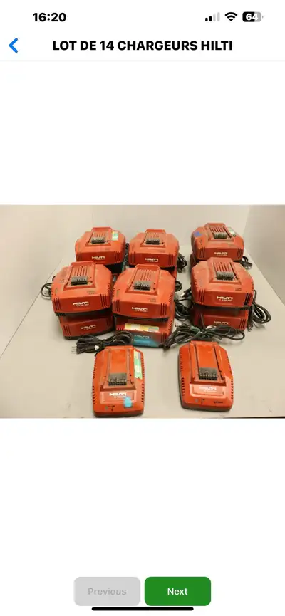 Hilti chargeur , View more