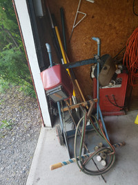 Older welder with all of the accessories.