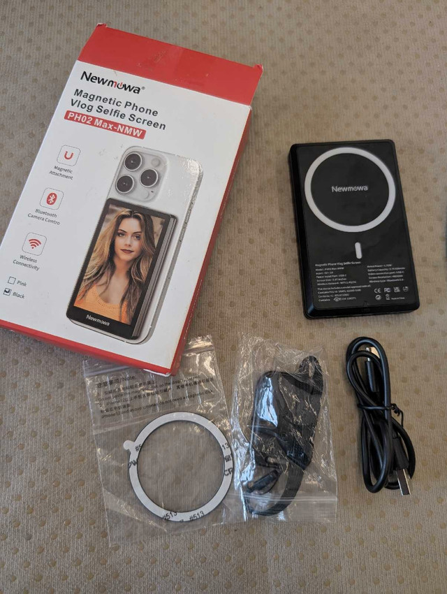 Newmowa Magnetic Phone Vlog Selfie Screen PH02 Max-NMW in General Electronics in City of Toronto - Image 2