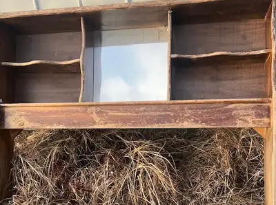 QUEEN size wood headboard, View more