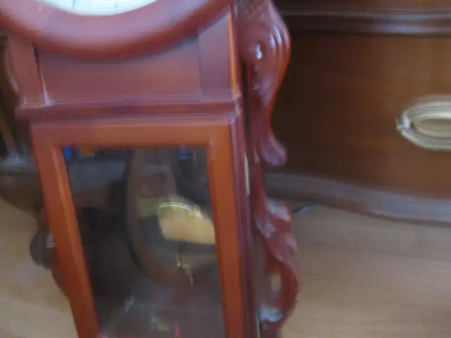 Antique wooden wall clock "Spirit" in Arts & Collectibles in Ottawa - Image 5