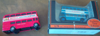 2 UK Die-Cast Buses Double Decker 1:76, 1 with Box,, See Photos