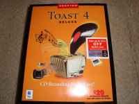 Adaptec Toast 4 Deluxe CD recording software (Mac OS)