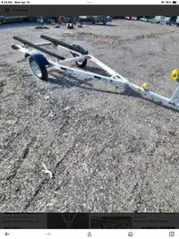 Used boat trailer