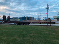 2012 Milano excavator float trailer