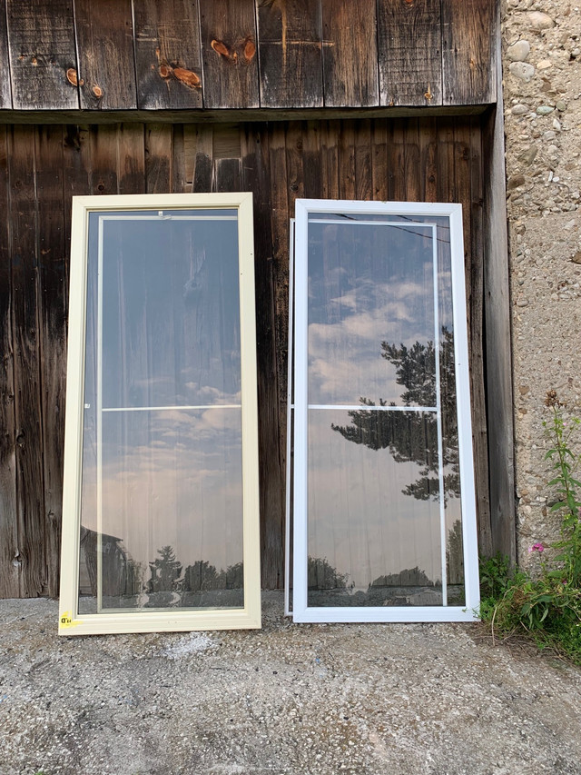 2 doors / windows with screens Windows, Doors & Trim Barrie Kijiji