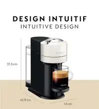 Nespresso Vertuo Next Coffee and Espresso Machine by De'Longhi.