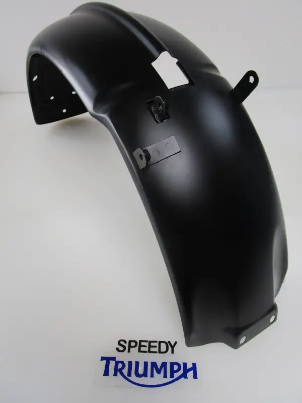 TRIUMPH BONNEVILLE BOBBER BLACK REAR MUDGUARD MATT JET BLACK T23 in Motorcycle Parts & Accessories in Markham / York Region - Image 4
