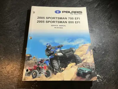 2005 Polaris Sportsman 700 EFI 800 EFI Service Manual Polaris OEM Part Number 9919820 2005 Polaris S...