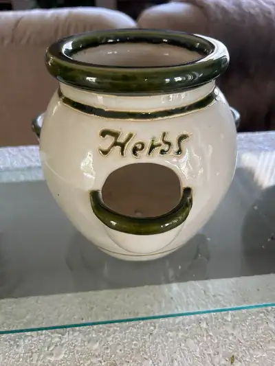 New Herb 3 pocket pot   to insert herbs for indoors or outdoors., View more