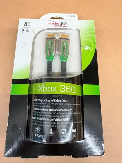 Rocketfish Gaming HD 8 Feet 2.4M HDMI Digital AV Cable Xbox 360, View more