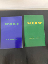 Novelty Cat and Dog Books